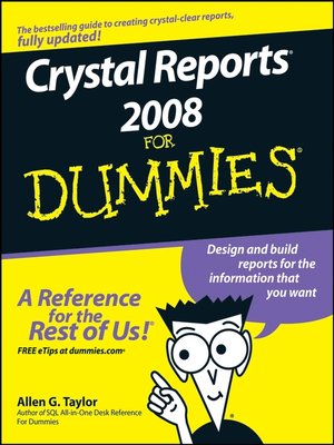 cover image of Crystal Reports 2008 For Dummies